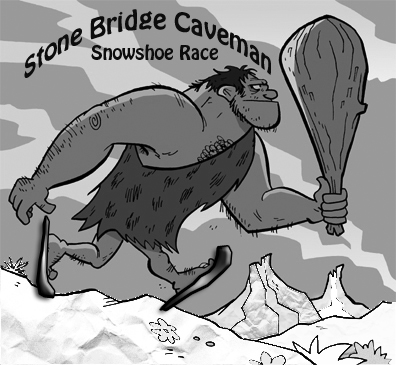 Snowshoe Race Caveman